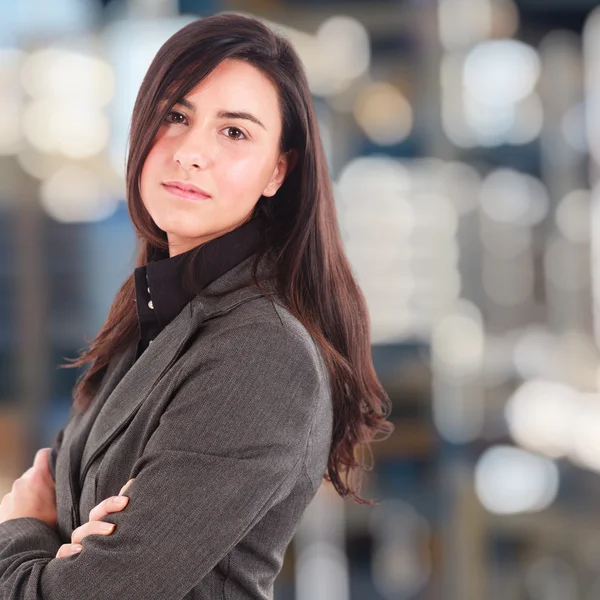 Retrato de mujer joven — Foto de Stock