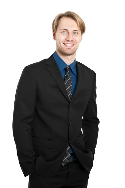 Handsome young businessman portrait — Stock Photo, Image