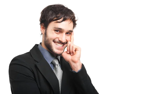 Retrato joven hombre de negocios guapo — Foto de Stock