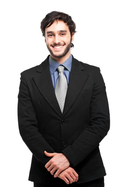 Retrato de homem de negócios confiante jovem — Fotografia de Stock