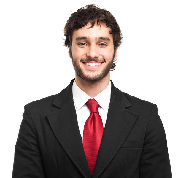 Young handsome businessman portrait