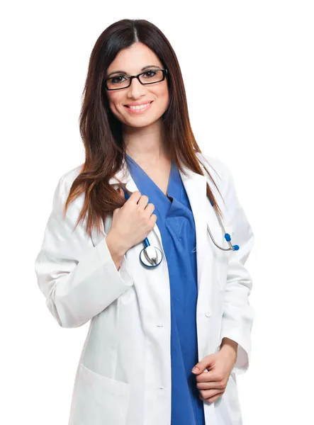 Beautiful female doctor portrait — Stock Photo, Image