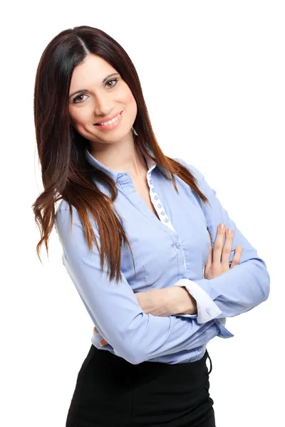 Hermoso retrato de mujer de negocios — Foto de Stock