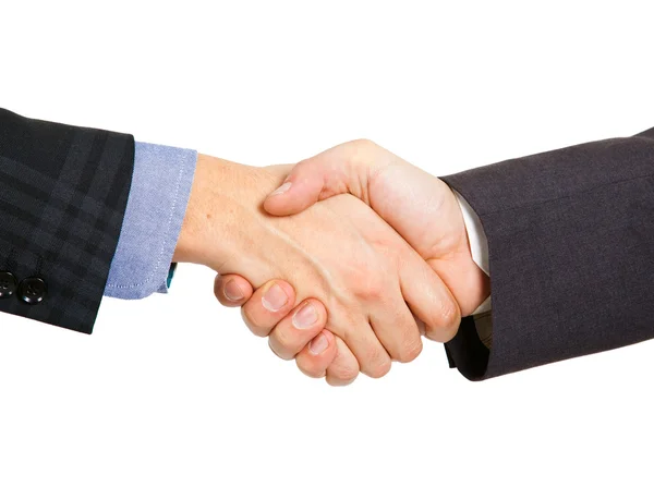 Zakenmensen schudden elkaar de hand — Stockfoto
