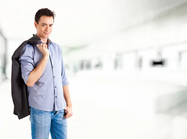 Retrato de homem bonito — Fotografia de Stock