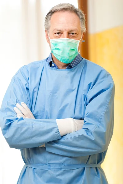 Senior dentist portrait — Stock Photo, Image