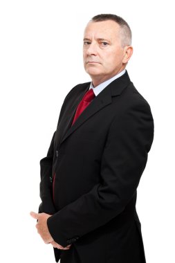 yakışıklı bir gülümseyen işadamı portresi