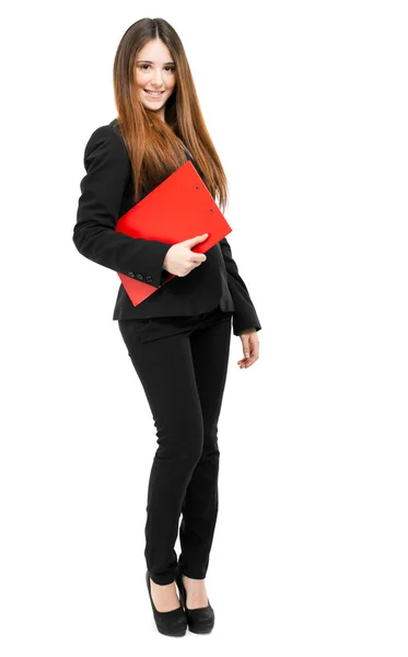 Mujer de negocios retrato de longitud completa — Foto de Stock