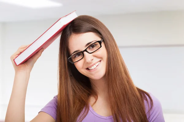 Smiling student portrait — Stock Photo, Image