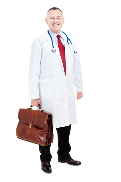 Senior arts volledige lengte — Stockfoto