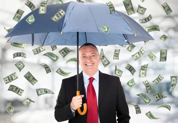 Money rain — Stock Photo, Image