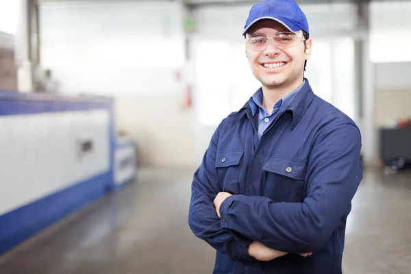 Arbeiterporträt — Stockfoto