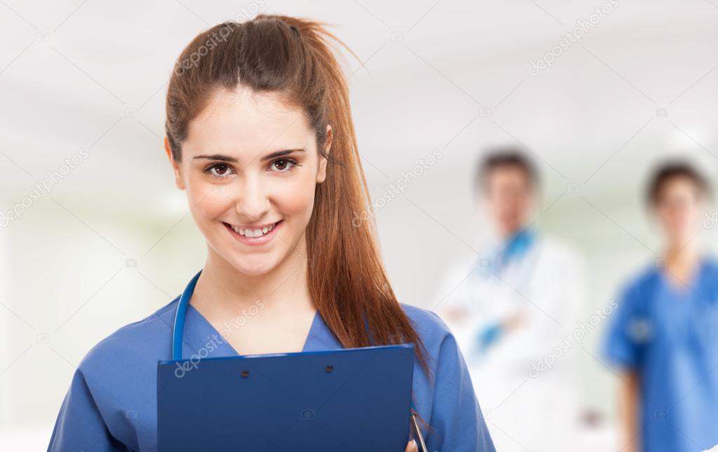 Young smiling nurse