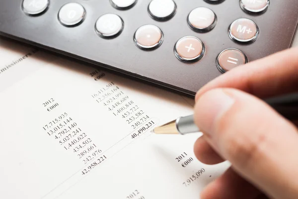 Accountant at work — Stock Photo, Image