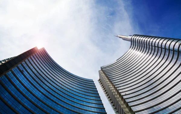 Zakelijke gebouwen. — Stockfoto