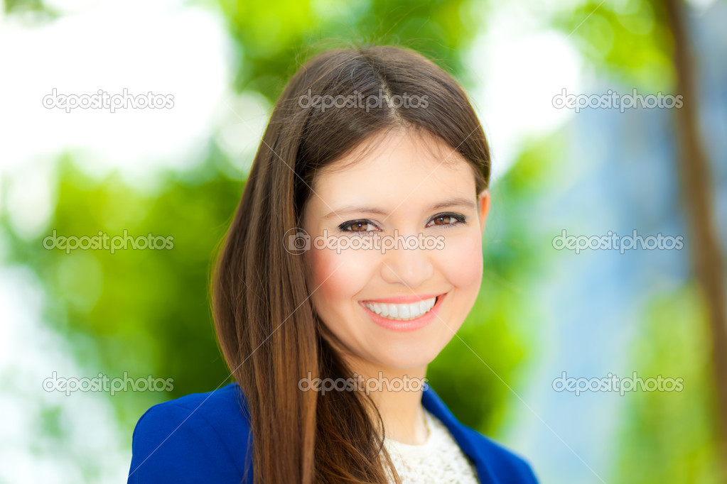 Beautiful woman portrait outdoor