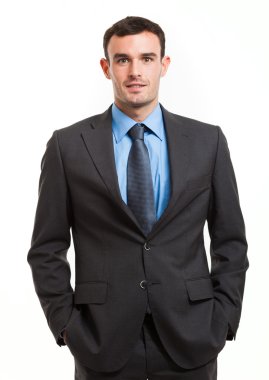 gülümseyen iş adamı