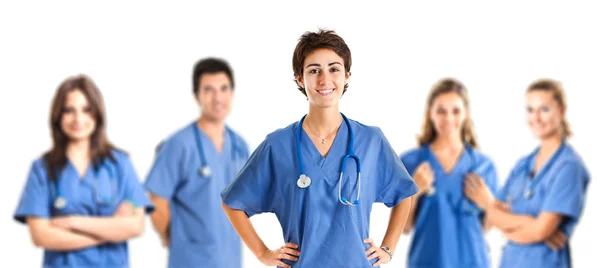 Portrait of a smiling nurse — Stock Photo, Image