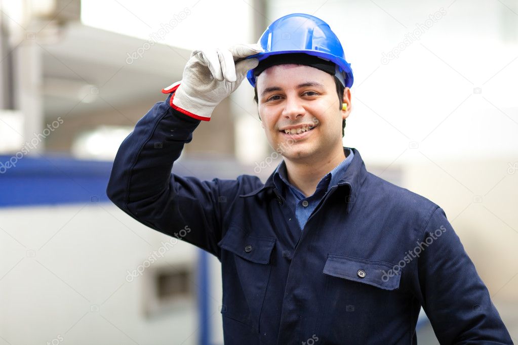 Worker portrait