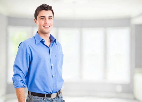 Retrato de homem bonito — Fotografia de Stock