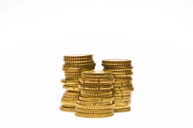 euro para yığınları