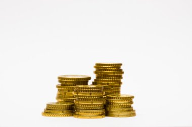 euro para yığınları