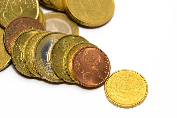 Euro coins