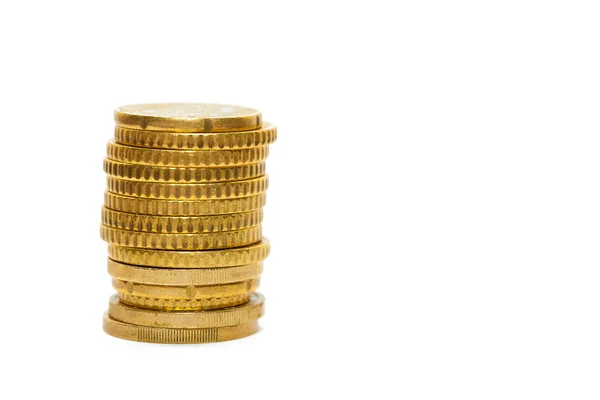 A pile of euro coins — Stock Photo, Image