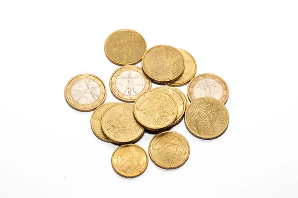 Euro coins — Stock Photo, Image