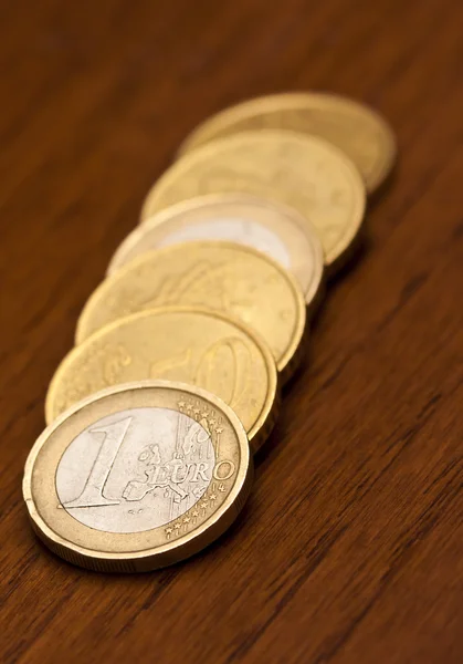 Некоторые евро центов — стоковое фото