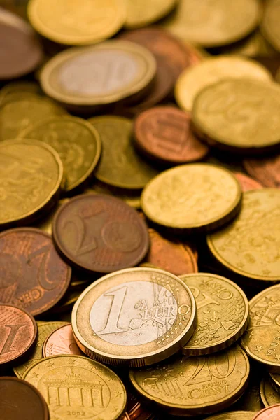 Euro coins — Stock Photo, Image