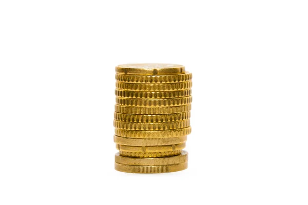 Ein Haufen Euromünzen — Stockfoto