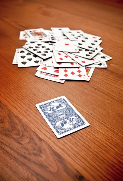 Many playing cards — Stock Photo, Image
