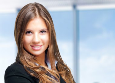 güzel iş kadını portre