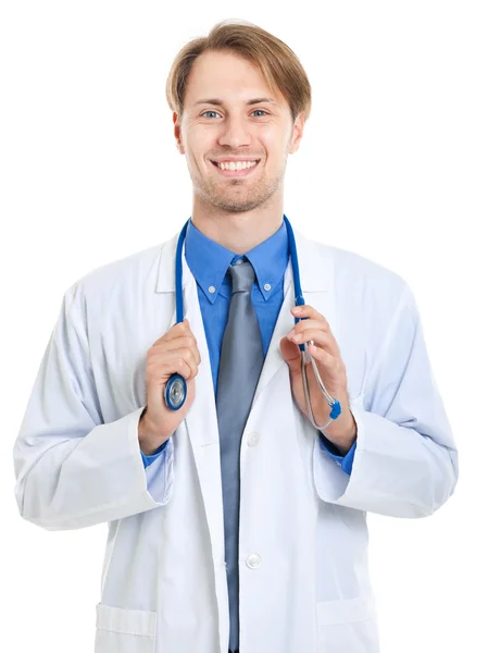 Doctor with stethoscope — Stock Photo, Image