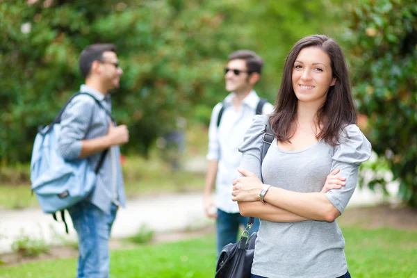 College students outdoor — Stock Photo, Image
