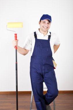 Genç ressam çalışma