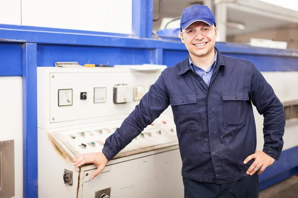 Retrato del trabajador — Foto de Stock