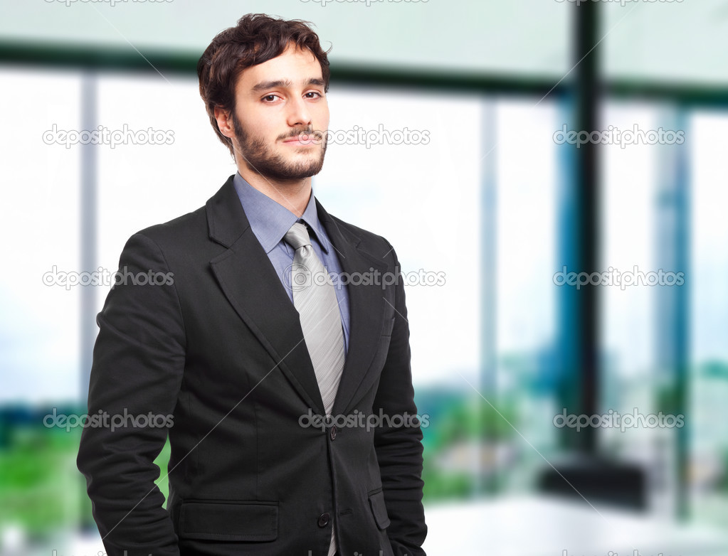 Handsome businessman