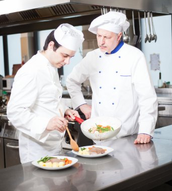 Chefs at work clipart