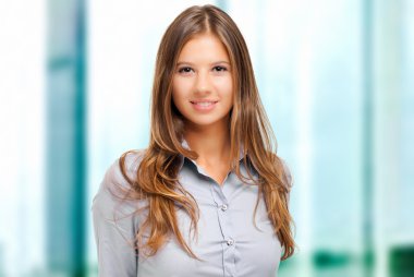 güzel genç iş kadını