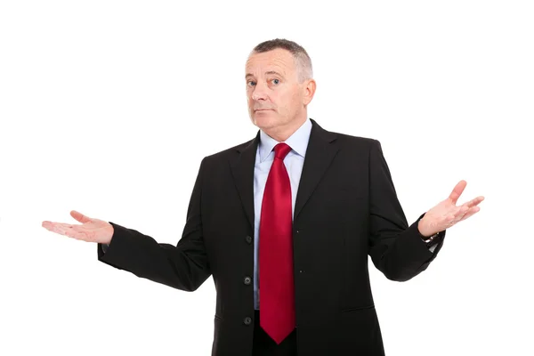 Confused businessman — Stock Photo, Image