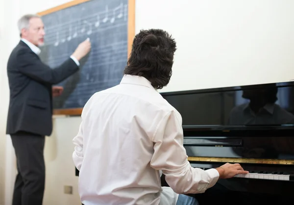 Lección de música — Foto de Stock