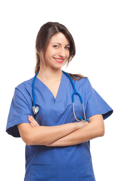 Beautiful young nurse — Stock Photo, Image