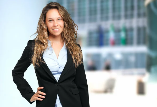 Selbstbewusstes Unternehmerporträt — Stockfoto