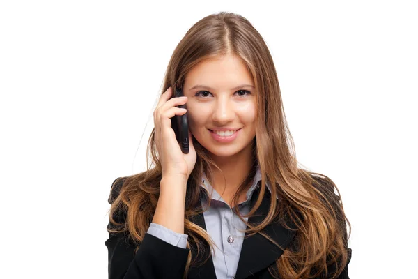 Geschäftsfrau am Telefon — Stockfoto