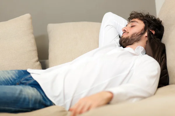 Handsome man sleeping — Stock Photo, Image