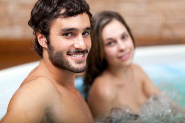 Çift bir Spa
