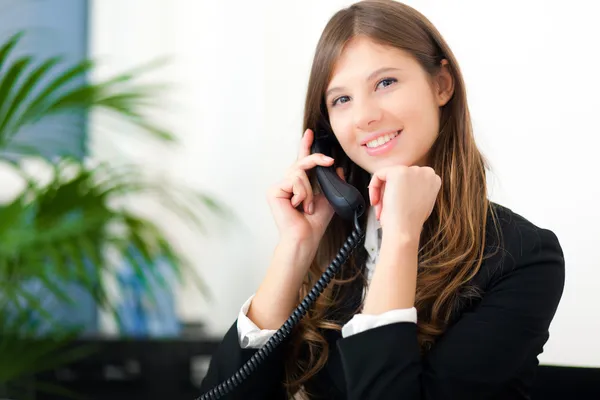 Businesswoman in office — Stock Photo, Image