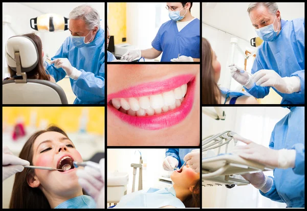 Dentist at work — Stock Photo, Image